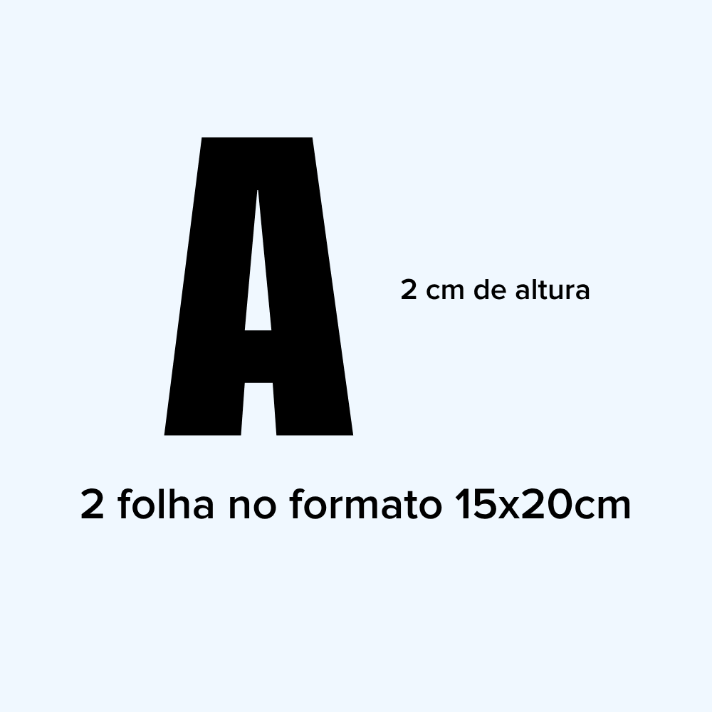Adesivos Alfabeto 2cm altura DTF UV com verniz para Copos Canecas Garrafas Cerâmicas Vidros - Imagem 2